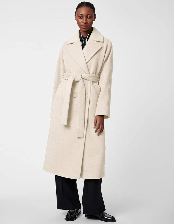 Icon Belted Wool Coat | Bernardo Fashions