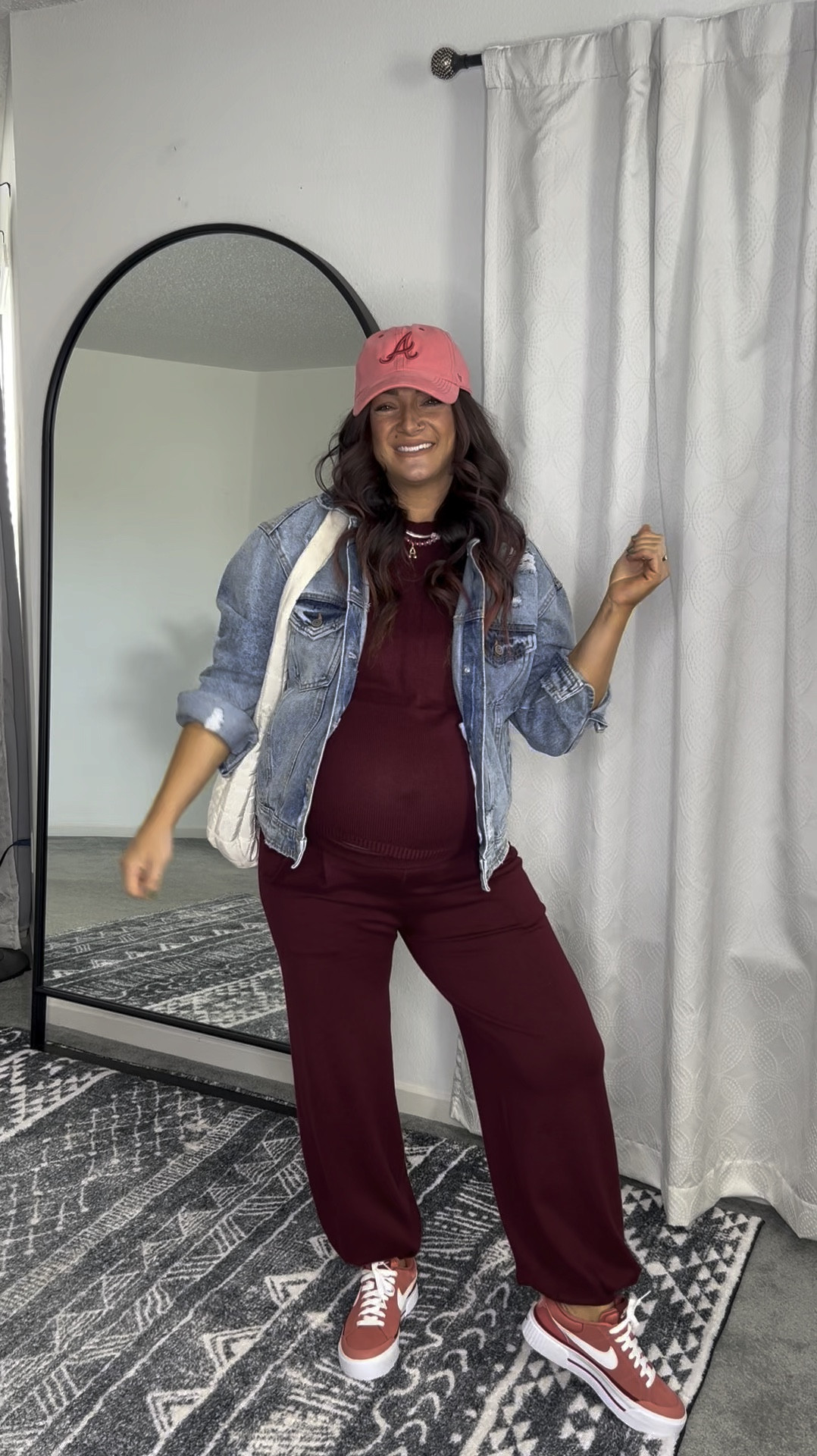 Viral Amazon set 👌 non maternity bump
Friendly Fall outfit! Perfect together or style as separates! Makes for a cute and comfy travel outfit too! Soft and stretchy-in my true pre pregnancy size 

#LTKStyleTip #LTKVideo #LTKBump