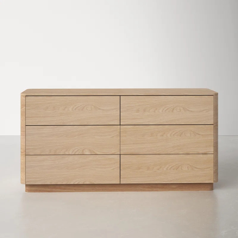 Mille 6 Drawer 60" W Double Dresser | Wayfair North America