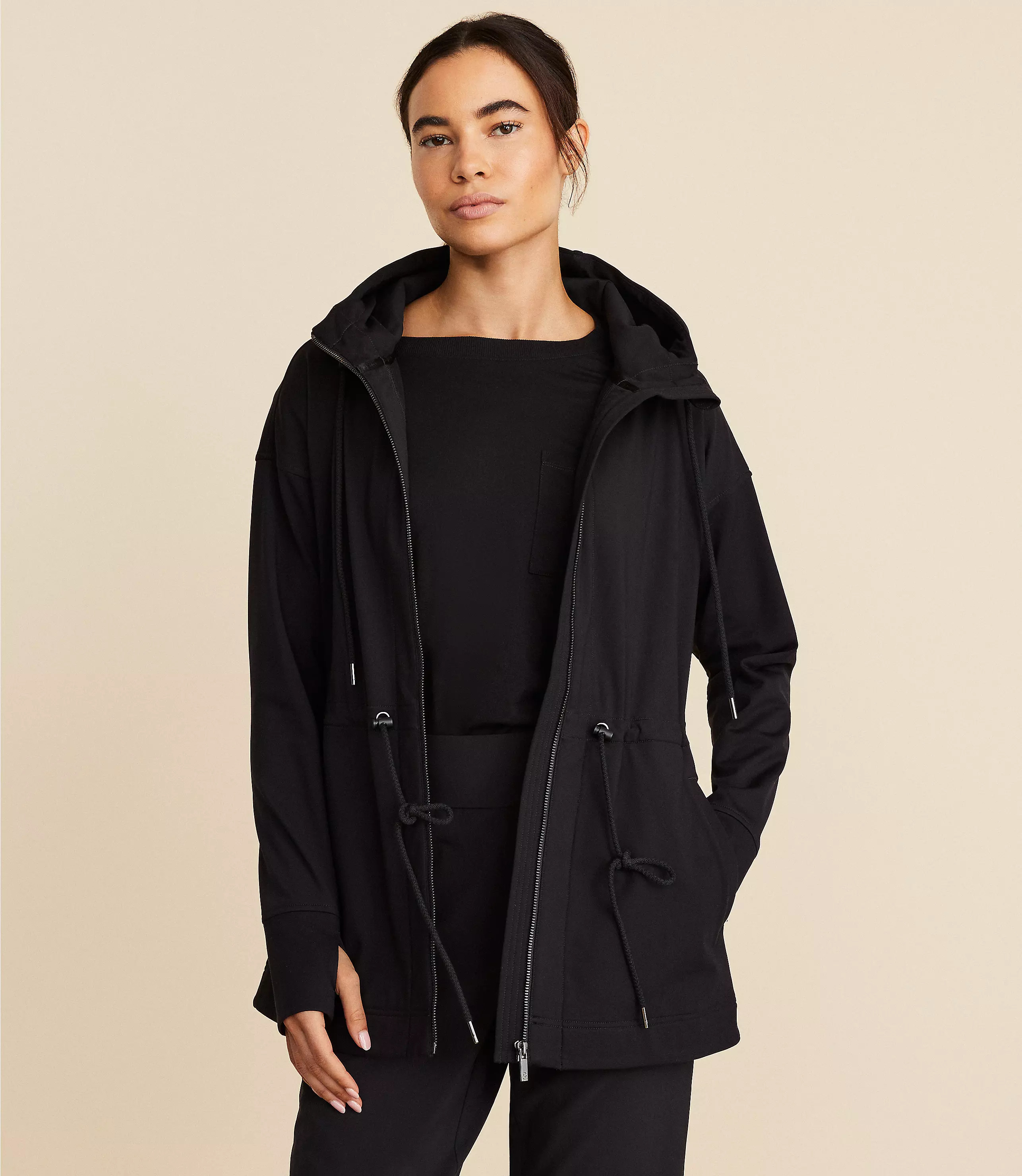 Lou & Grey Brushed Back Fleece Jacket | LOFT