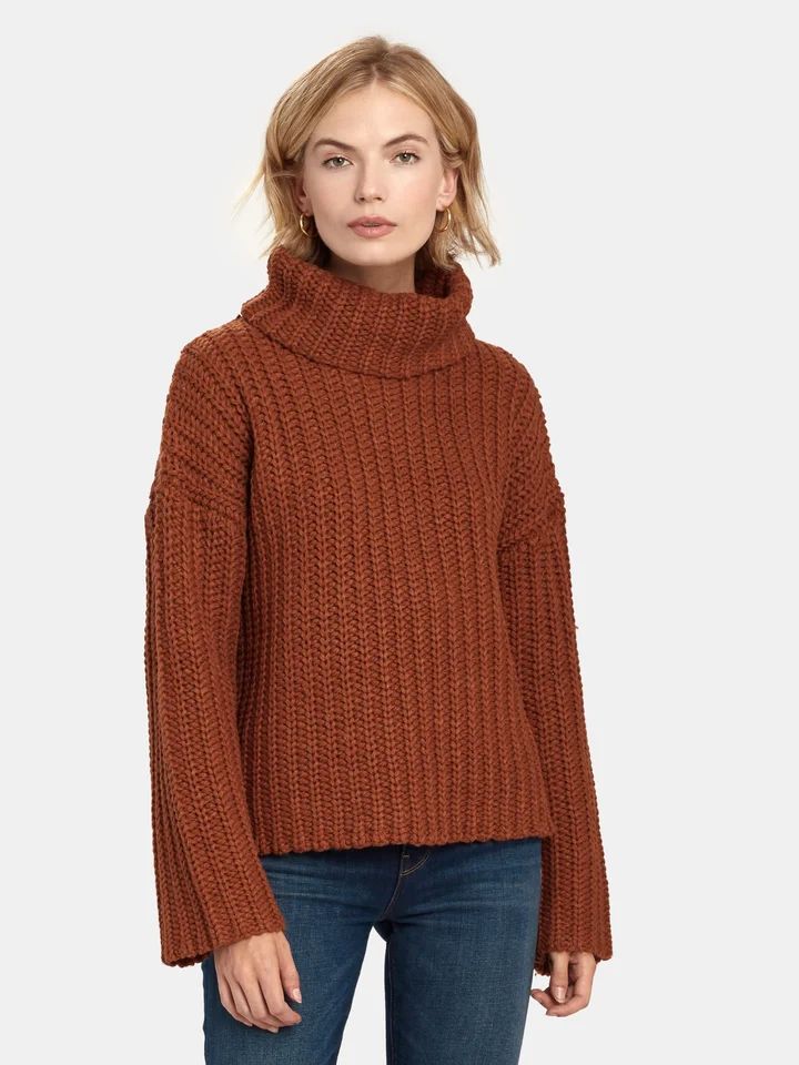 Oversized Turtleneck Sweater | Verishop