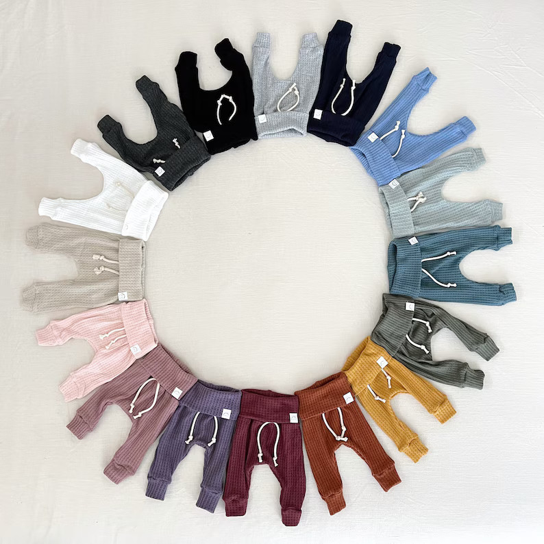 Waffle baby pants, baby leggings, pump baby pants, harem pants, newborn baby leggings, gender neu... | Etsy (US)