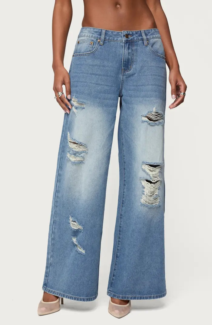 Frye Distressed Low Rise Jeans | Nordstrom
