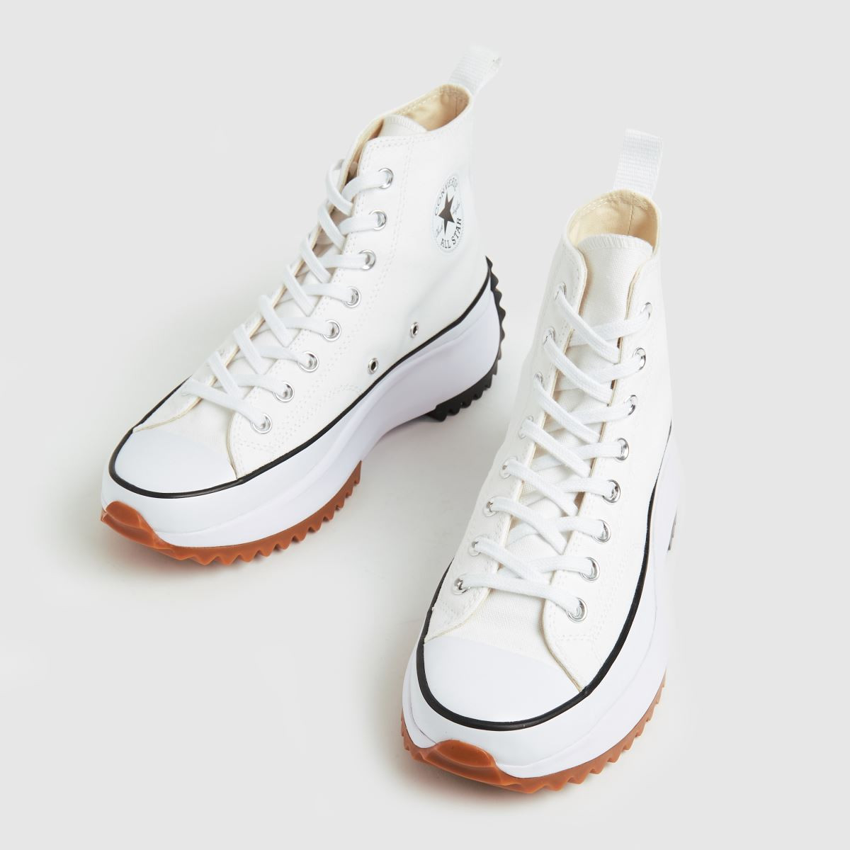 Womens White & Black Converse Run Star Hike Hi Trainers | schuh | Schuh