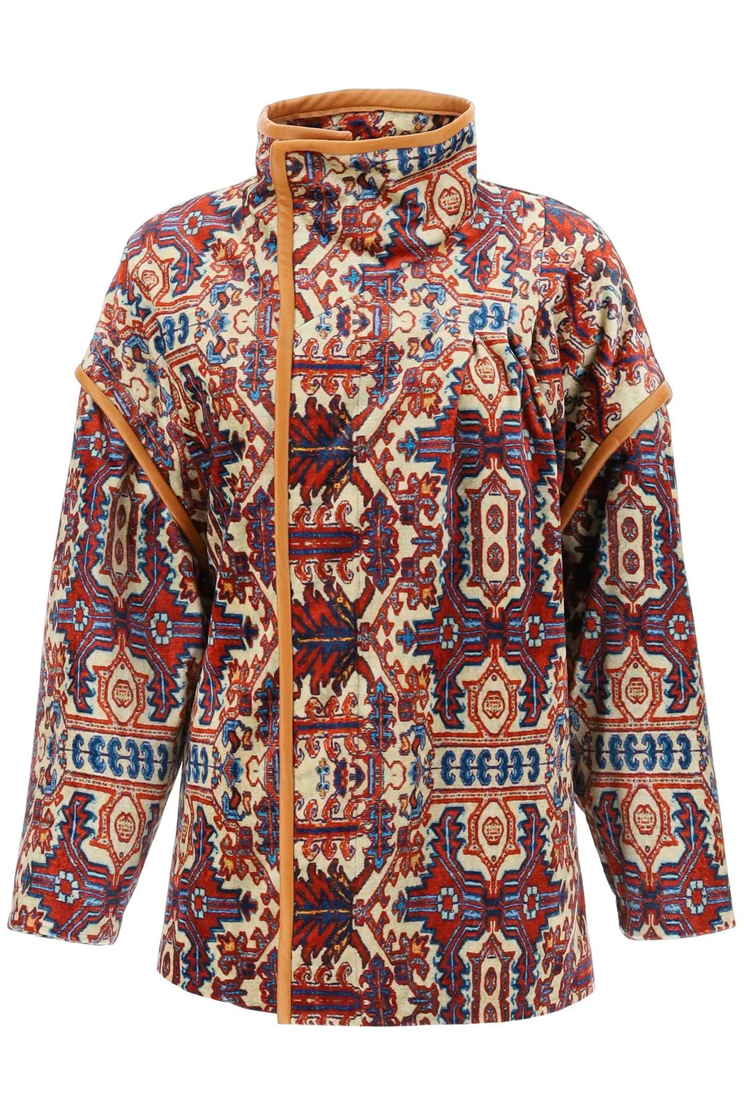 Isabel Marant Allover Printed High-Neck Jacket | Cettire Global