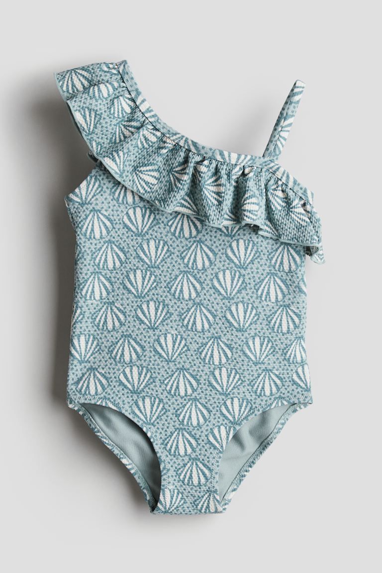 Patterned Swimsuit - Turquoise/patterned - Kids | H&M US | H&M (US + CA)