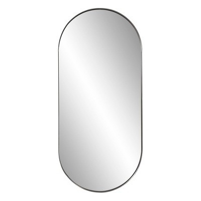 Howard Elliott 40"x17.75" Capsule Steele Stainless Steel Framed Mirror Brushed Silver | Target