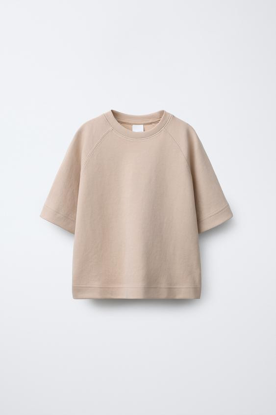 BASIC INTERLOCK T-SHIRT | Zara US