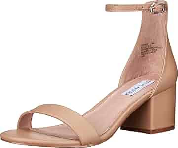 Amazon.com | Steve Madden Women's Irenee Dress Sandal, Blush, 8 M US | Heeled Sandals | Amazon (US)