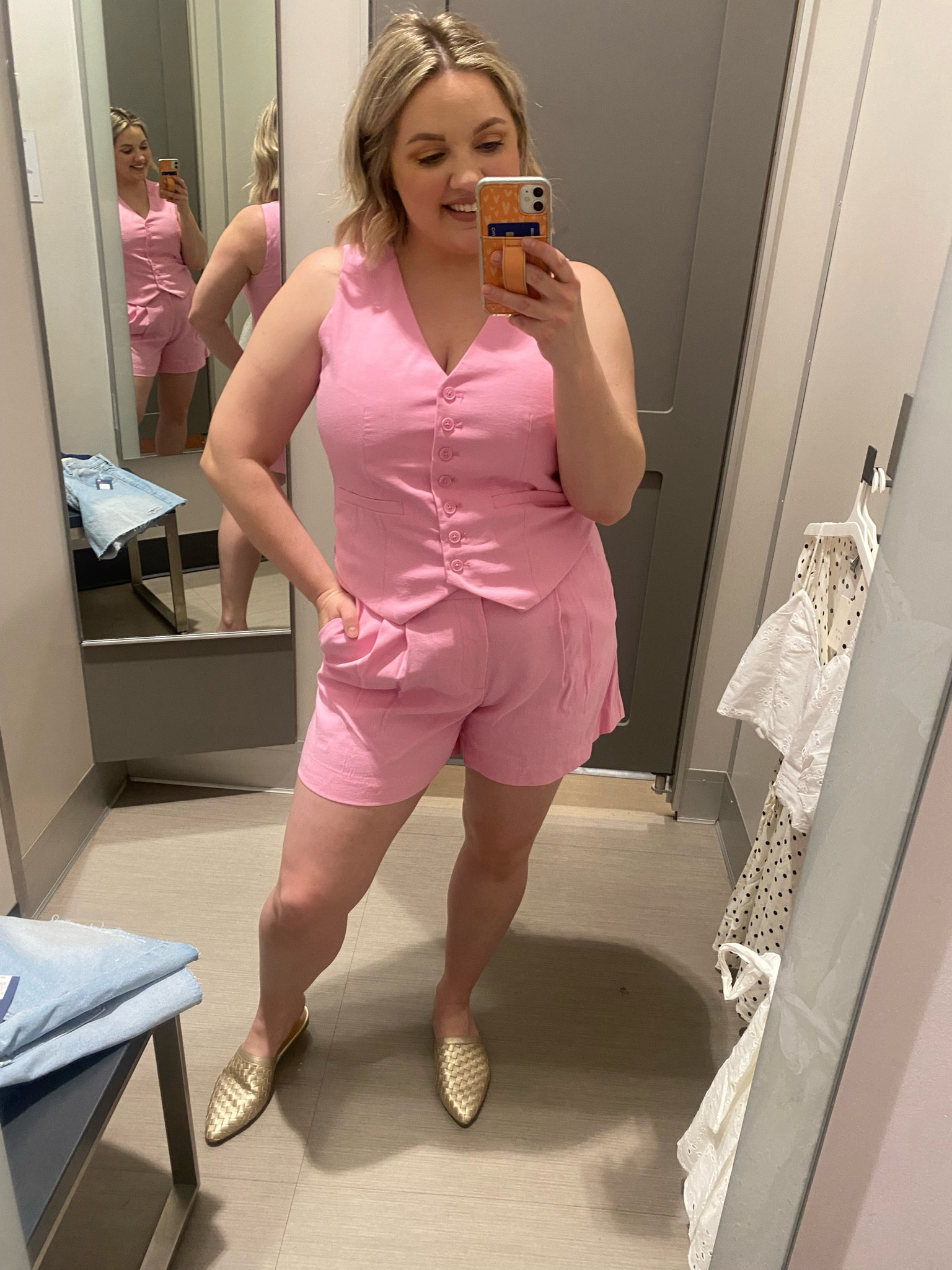 Love this matching set! You can wear the pieces together or separately. 

Comes in a variety of colors and runs tts. I’m wearing a large in the vest, but could have sized up to the xl. And wearing a 12 in the shorts. 



#LTKStyleTip #LTKFindsUnder50 #LTKFindsUnder100