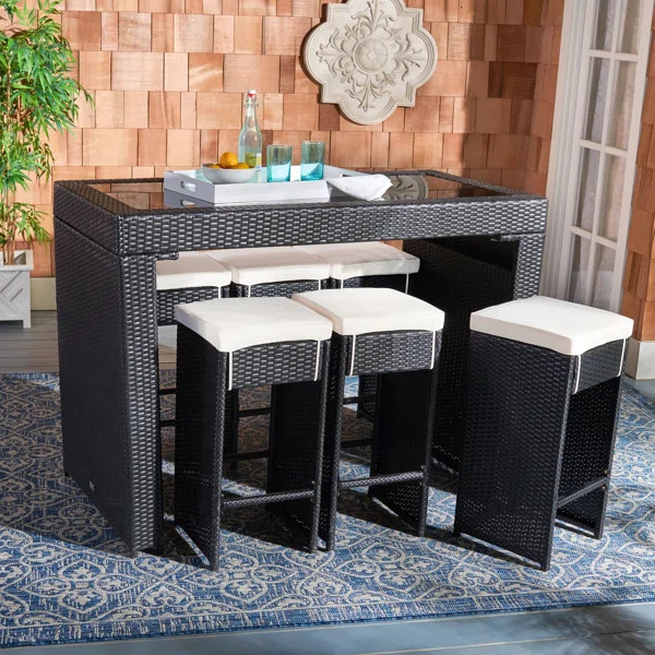 Weisser 6 - Person Rectangular Outdoor Dining Set | Wayfair North America