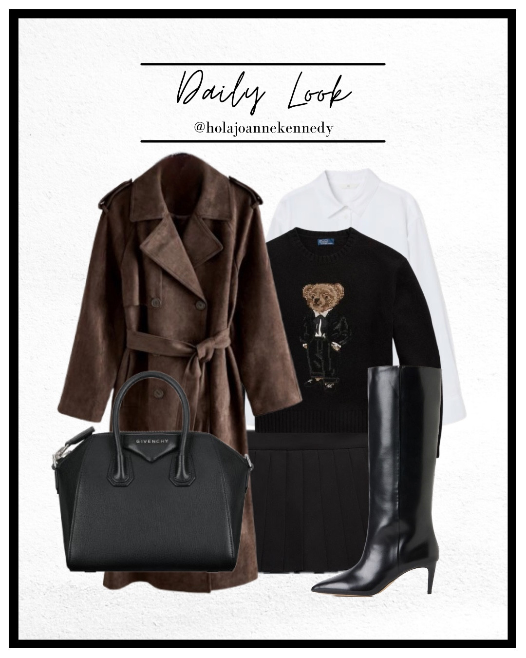 brown suede trench coat, Next trench coat, oversized suede coat, autumn outerwear UK, tonal autumn fashion, equestrian chic outfit, Ralph Lauren jumper layered look, pleated mini skirt outfit, UK fashion influencer, capsule autumn wardrobe 

#LTKautumn #LTKeurope #LTKuk