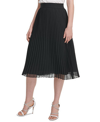 Pleated Midi Skirt | Macy's