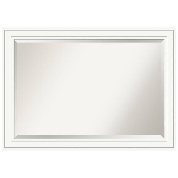 Wall Mirror, Craftsman White Wood - 41.13 x 29.13 - Large (over 32'' high) | Bed Bath & Beyond