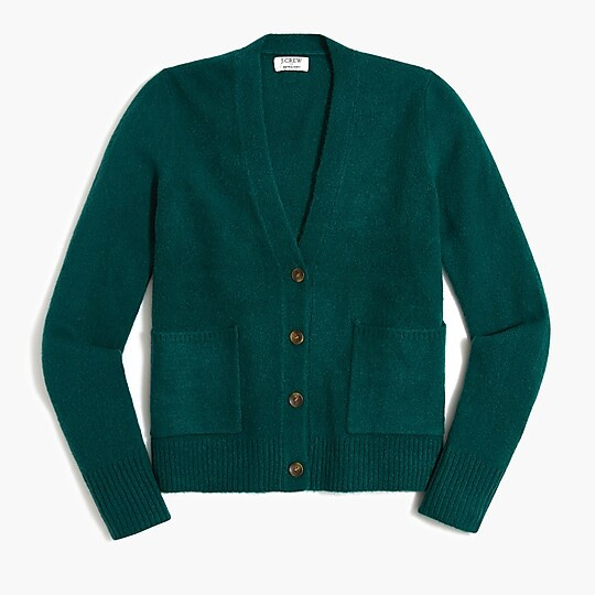 V-neck cardigan sweater in extra-soft yarn | J.Crew Factory