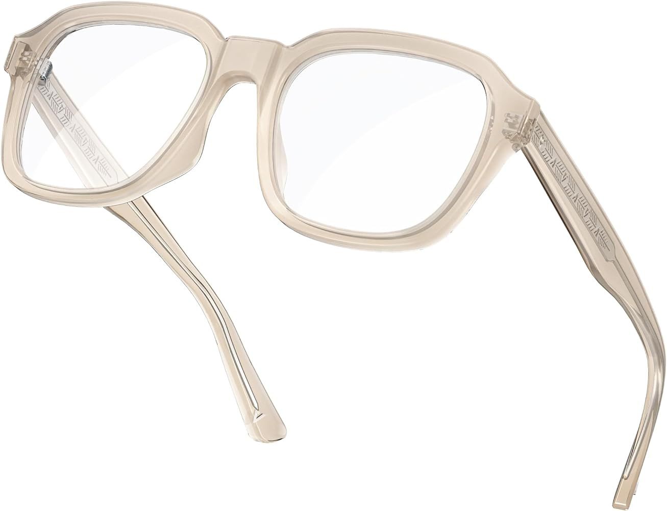 VISOONE Oversized Square Blue Light Blocking Glasses Fashion Computer Eyewear for Women and Men B... | Amazon (US)