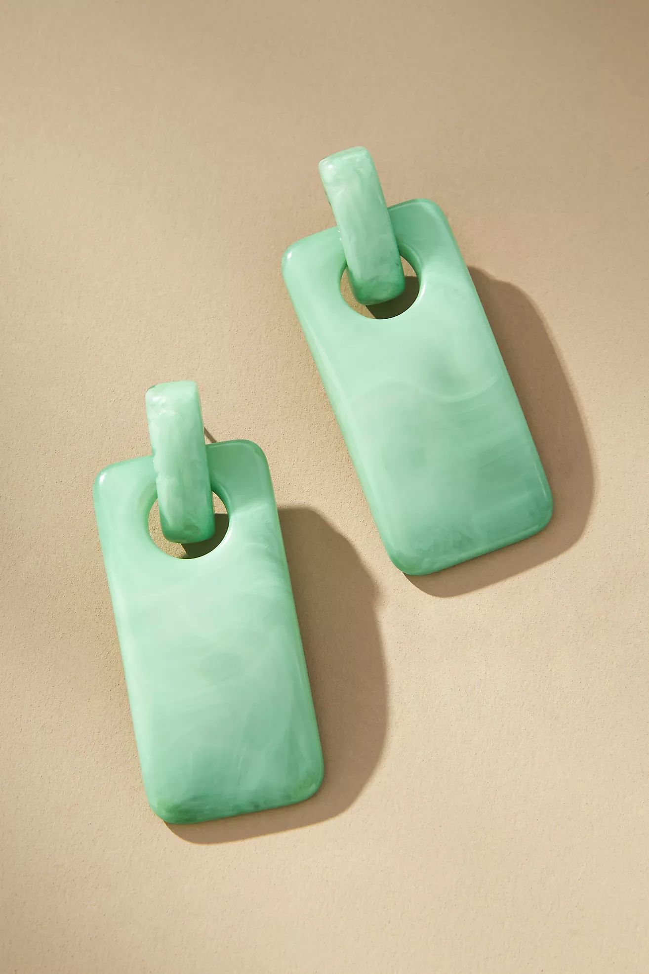 Geometric Resin Drop Earrings | Anthropologie (US)