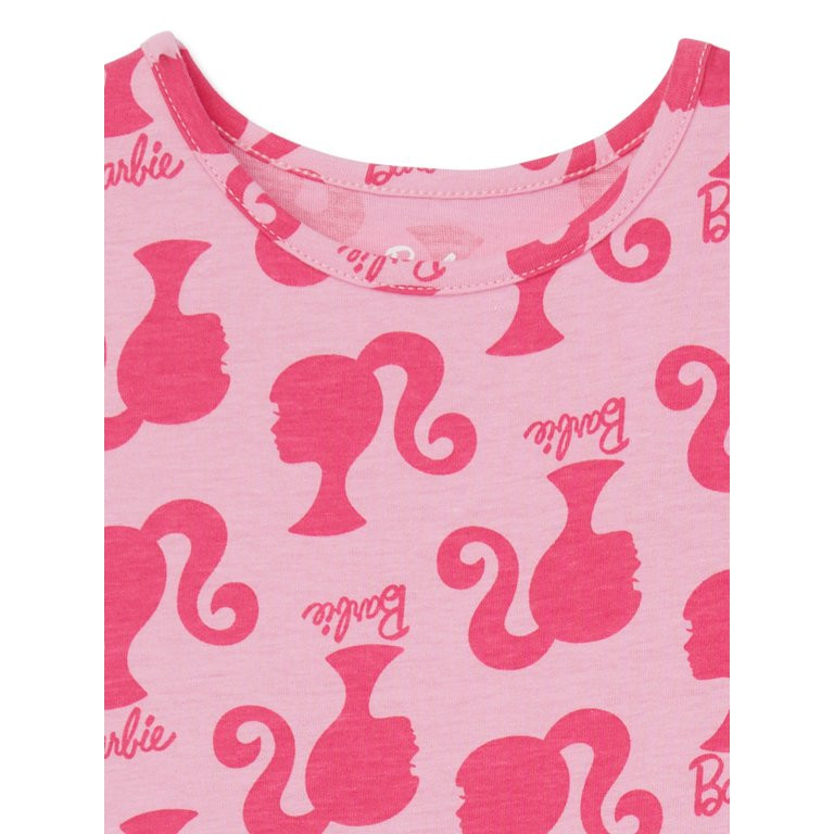 Barbie Toddler Girl Print Skater Dress, Sizes 12M-5T - Walmart.com | Walmart (US)