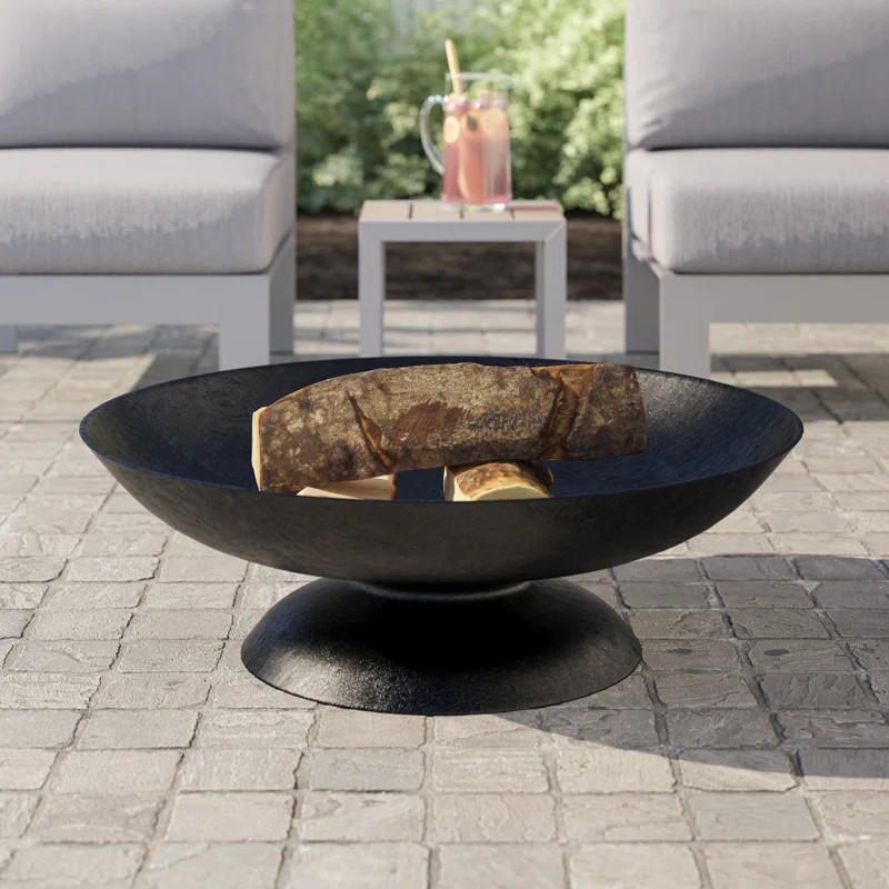 Howland Round Cast Iron Wood Burning Fire Pit | Wayfair North America
