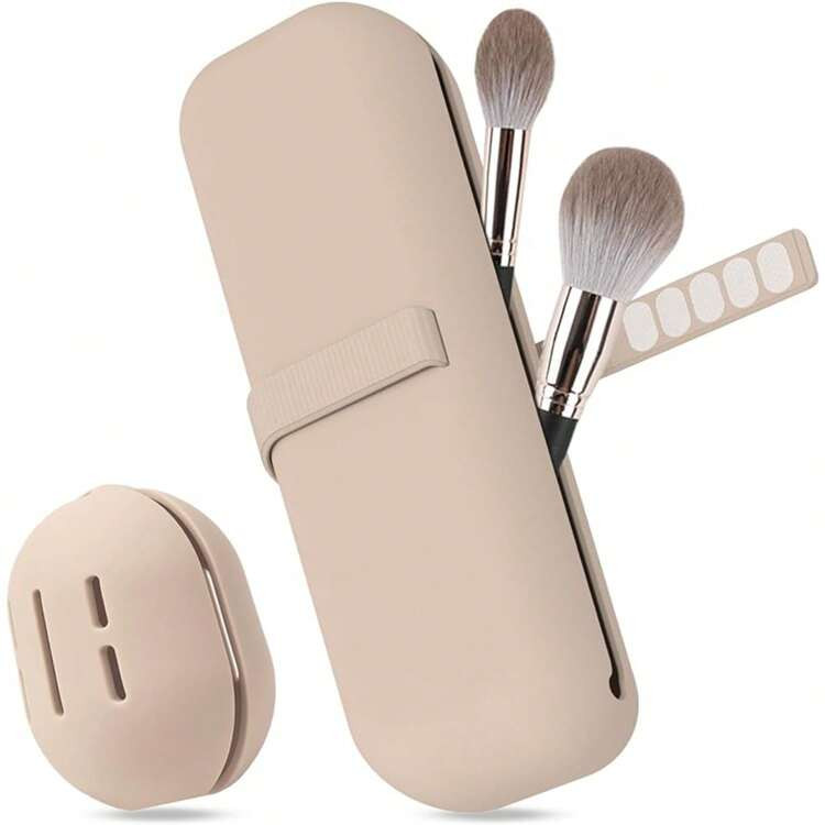 2pcs Travel Silicone Cosmetic Bag With Makeup Brushes, Powder Puffs, Eggs Storage Bag Dustproof Multifunctional Organizer Box Makeup Bag Storage Makeup Organizer Makeup Case Makeup Travel Toiletry Organizer Essentials Gifts Storage Zipper Accessories Nail Bag, Room Decor, Bags, Makeup Bag, Organizer, Storage, Makeup Organizer, Make Up Bag, Desk Organiser, Cosmetic Bag, Makeup Organizers, Small Makeup Bag, Cosmetic Bag, Christmas Gifts, Pouch, Clutch / Small Handbag, Makeup Organizer, Pouch, Brush Holder, Mini Pouch, Large Capacity Pouch,Gifts For Women,Christmas Gifts,Gift Ideas For Women | SHEIN