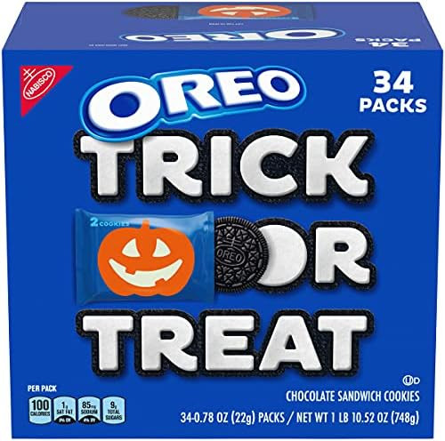 Oreo Chocolate Sandwich Halloween Cookies, (2 Cookies Per Pack) Special Halloween Edition | Amazon (US)