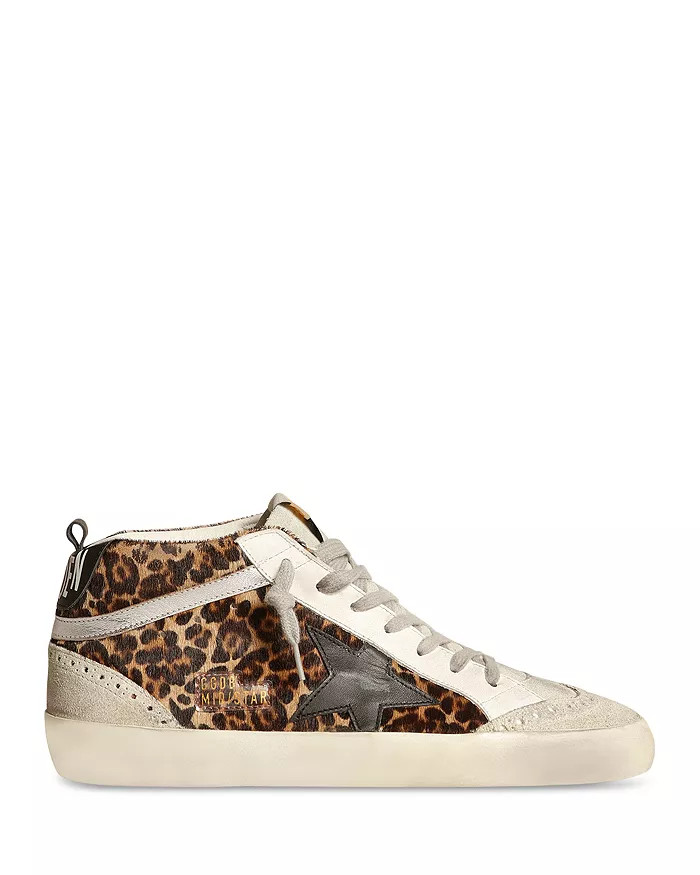 Women's Mid Star Horsy Almond Toe Animal Print Sneakers | Bloomingdale's (US)