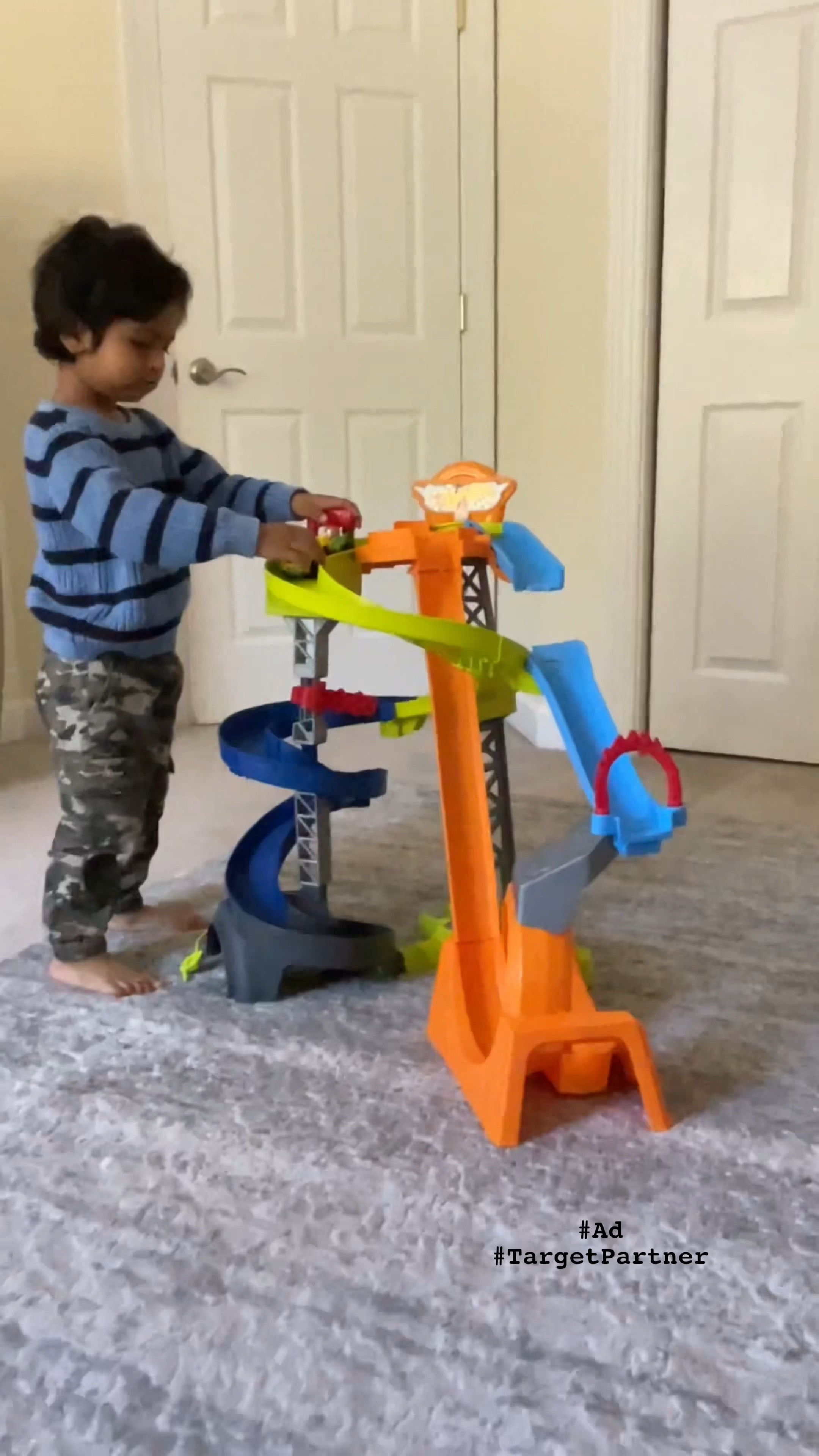 AD] My 3-year-old absolutely loves the Little People Hot Wheels Spiral Speedway by Fisher-Price! Since the day we set it up, it's been his favorite toy, keeping him entertained longer than anything else. It's not just fun—it's also helping with his development by improving motor skills and sparking his imagination.

It took me 15 minutes to set it up, and since it was so colorful, V could assist by finding the parts as per the instructions. The entire set is well-built and super durable, which is a must since my little guy can be pretty tough on toys.

The set comes with 4 exciting stunt tracks—a spiral launcher, a Hot Wheels 360-degree loop, a ring of “fire” jump, and an off-roading course. I especially love that it includes 2 cars, so we can race together, something V enjoys! He also enjoys using the gas pump to refill the cars after a race—such a fun detail!


#AD, @Target, #Target, #TargetPartner, #TargetFinds, #Toys


#LTKKids #LTKHoliday #LTKGiftGuide