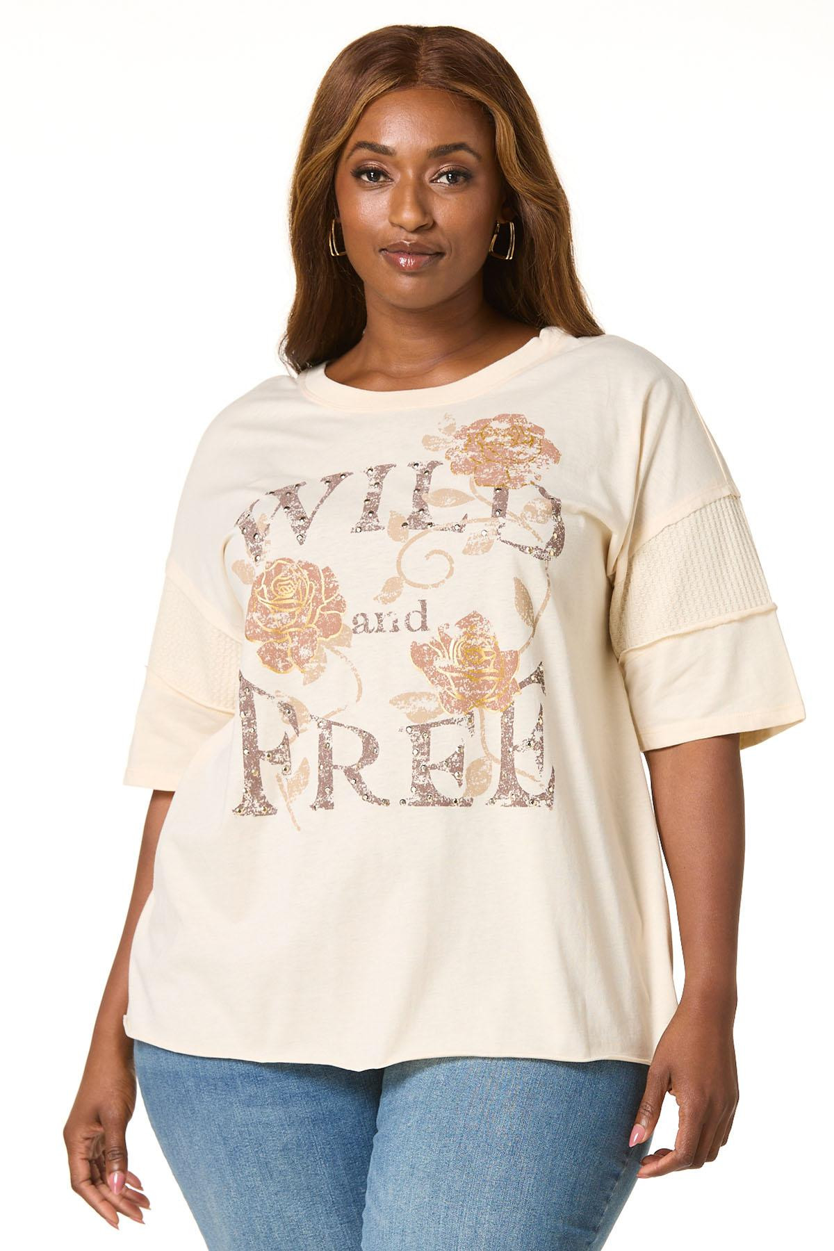 Plus Size Wild And Free Tee | Cato Fashions