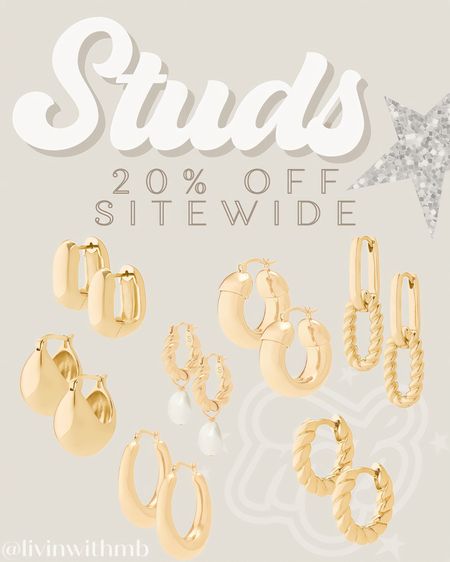 20% off sitewide at Studs through Labor Day weekend! No code needed  

#LTKunder100 #LTKsalealert #LTKSale