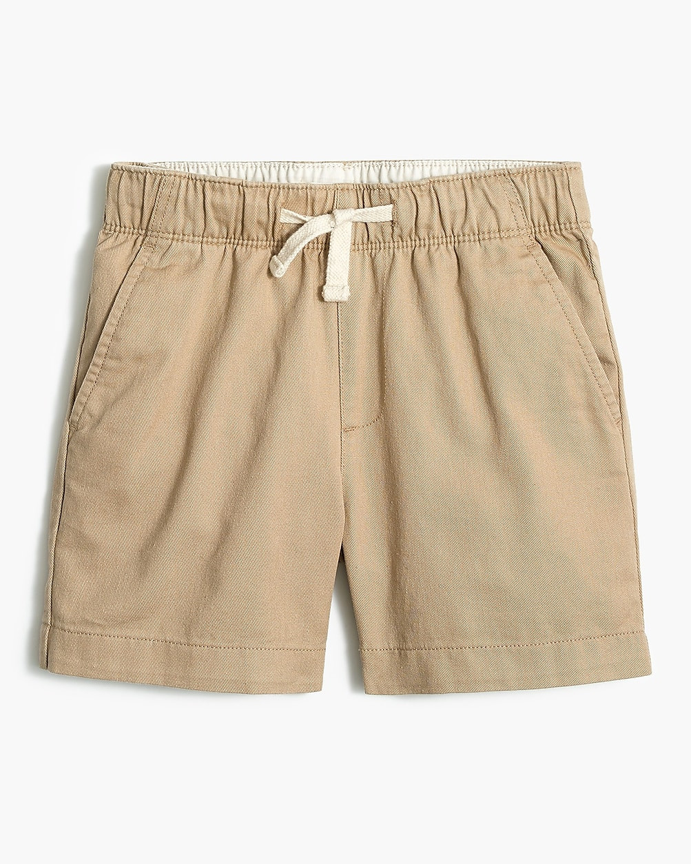 Boys' drawstring twill dock short | J.Crew Factory