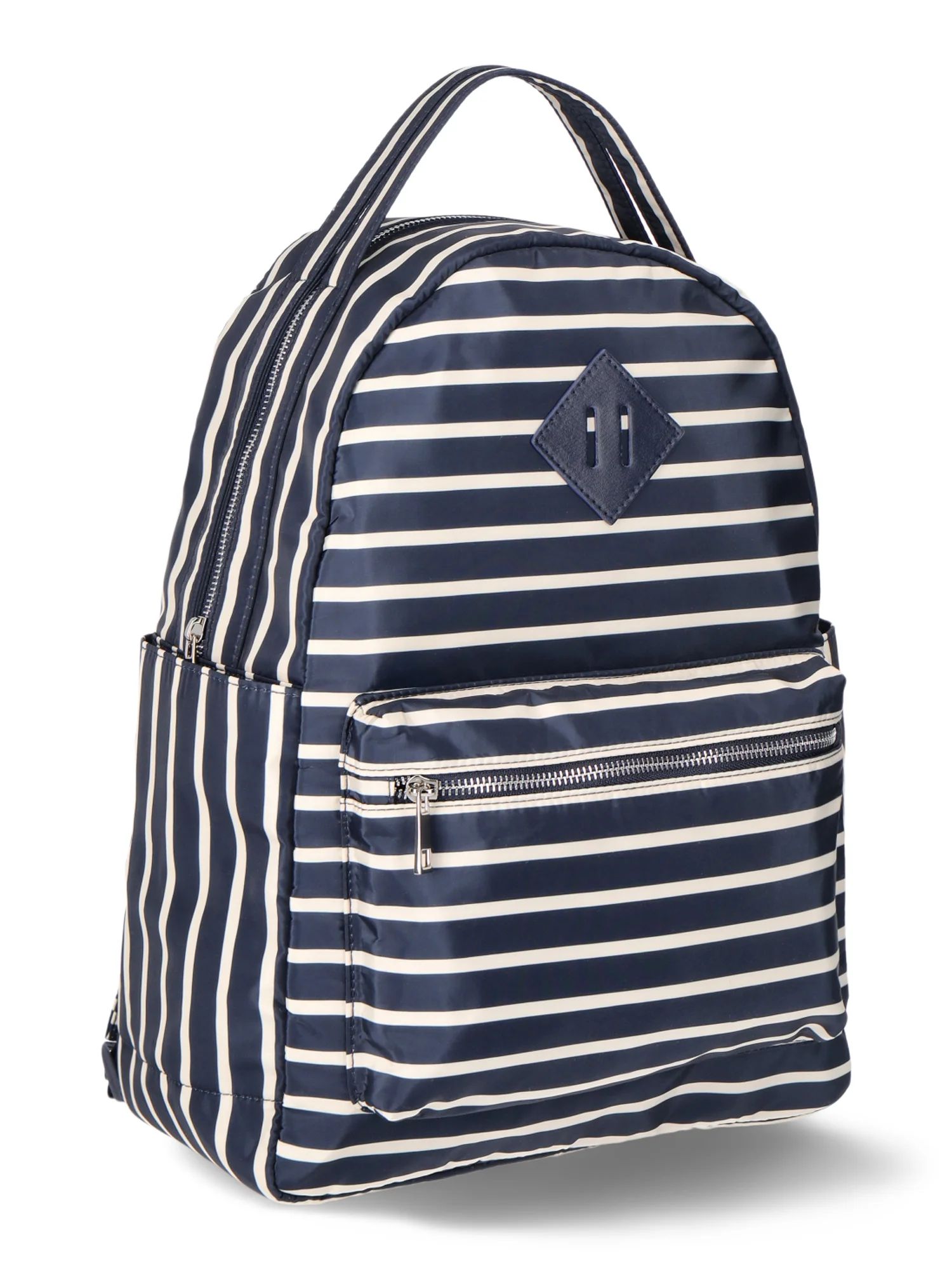 No Boundaries Women's Dome Backpack, Navy Stripe | Walmart (US)