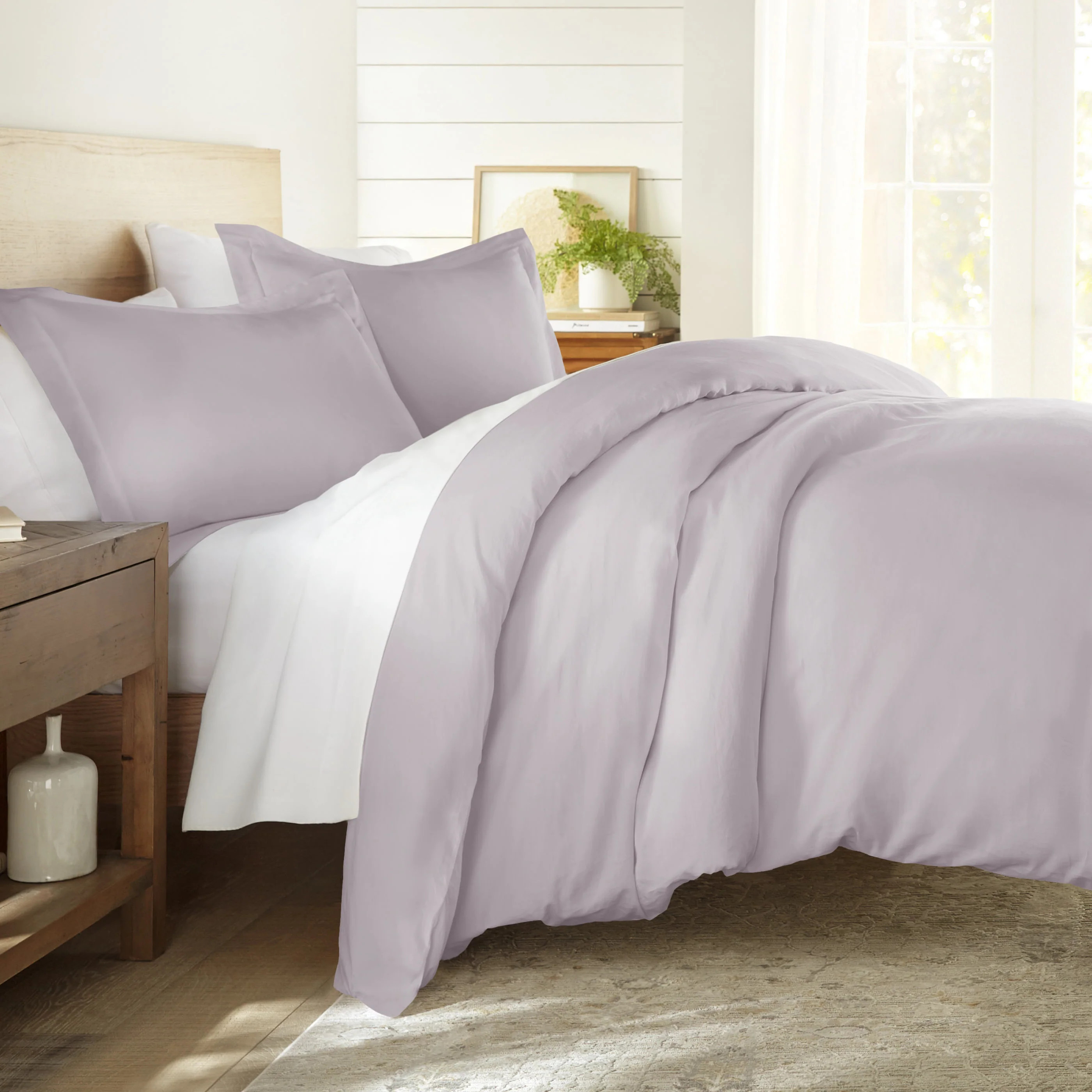 100% Long Staple Cotton 3-Piece Duvet Cover Set | Linens and Hutch