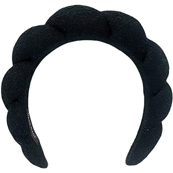 Aopwsrlyi Women Spa Headband Sponge & Terry Towel Cloth Fabric Hair Band for Face Washing, Makeup Re | Amazon (US)