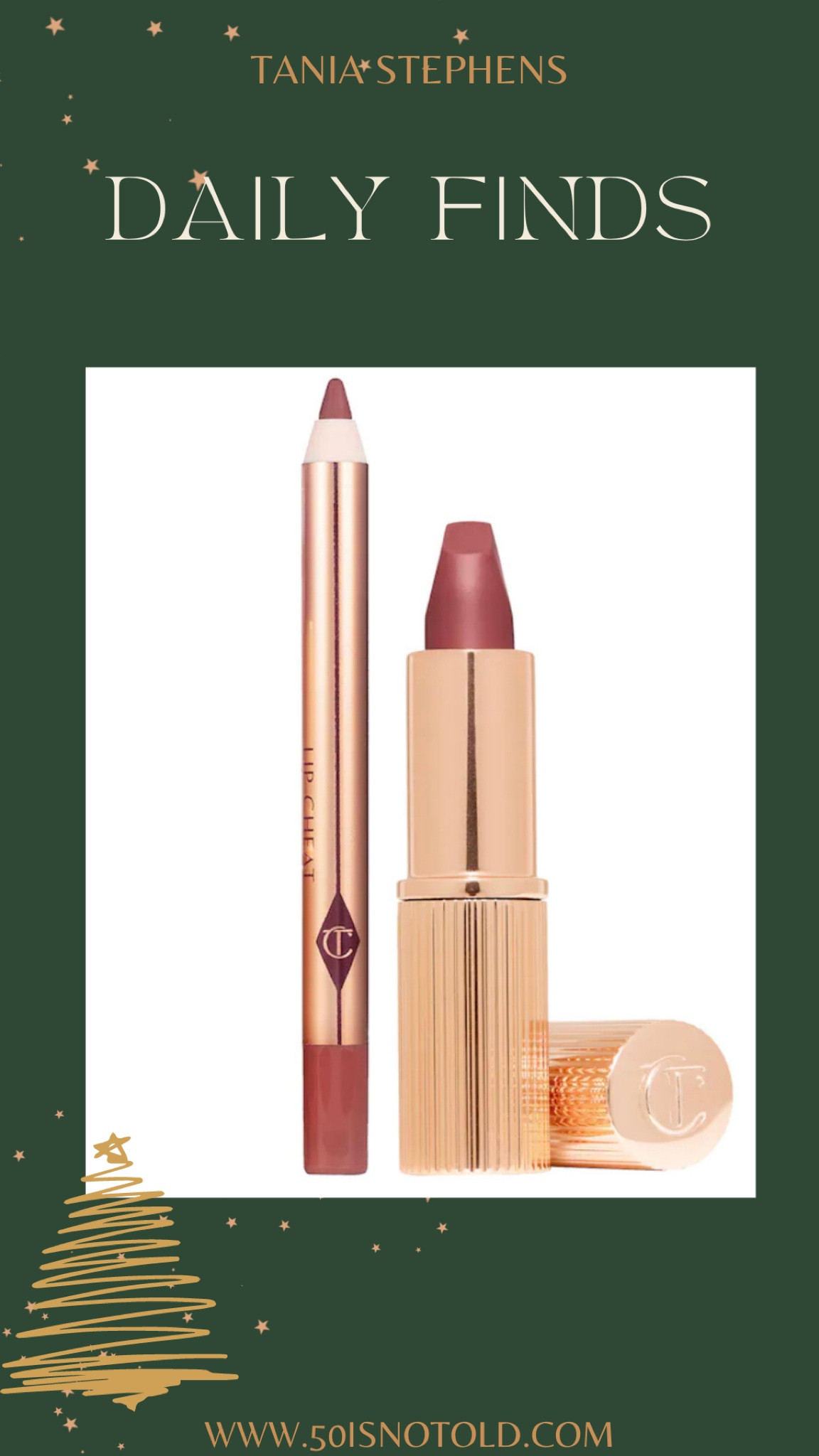 Charlotte Tilbury Pillow Talk lipstick and lip liner | beauty finds | stocking stuffer | makeup products | gift guide 

#LTKstyletip #LTKHoliday #LTKbeauty