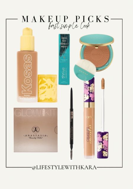 Products I use for a fast easy make up look 🤩 city beauty lip gloss use code KARA15 