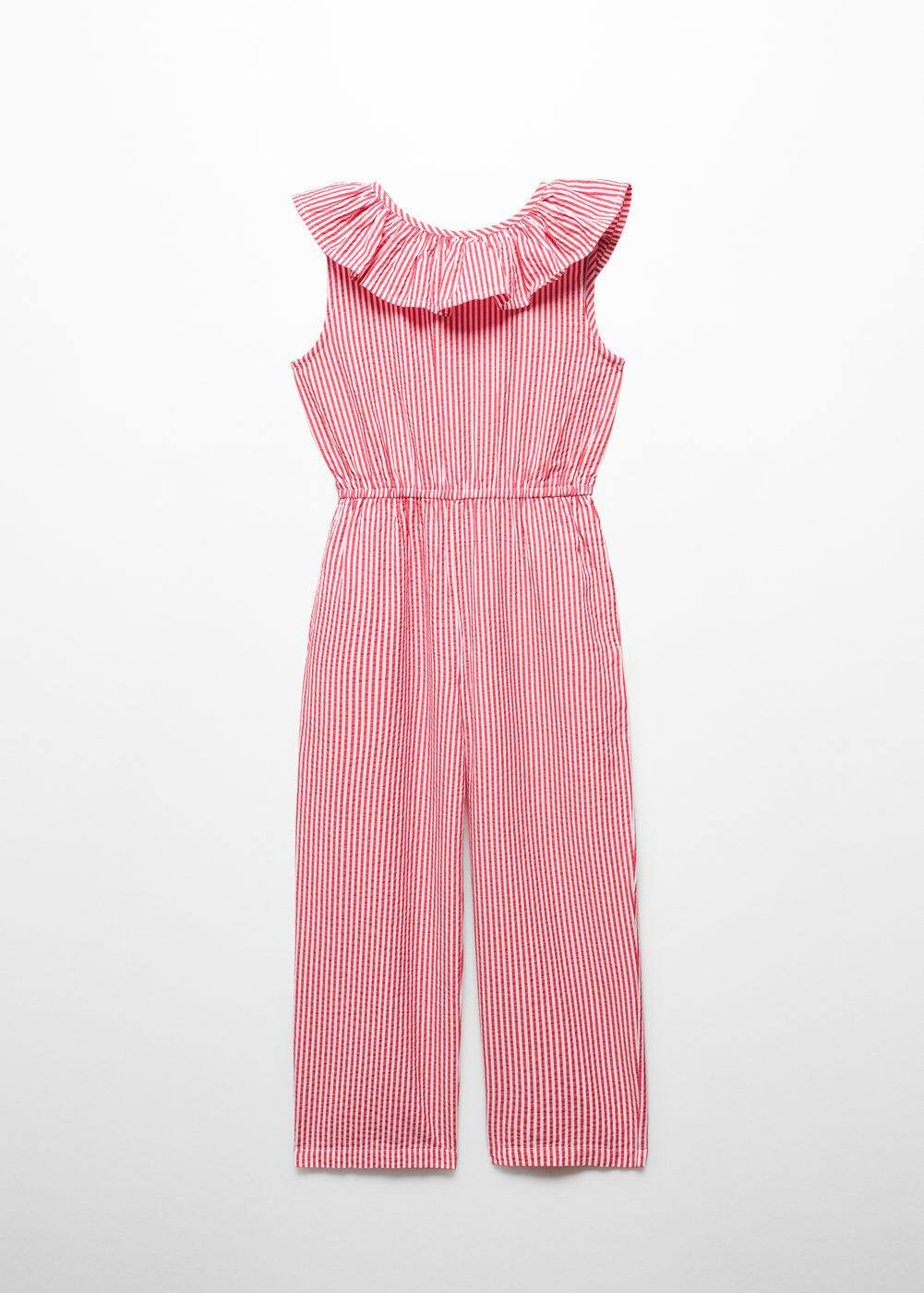 Striped long jumpsuit | MANGO (US)