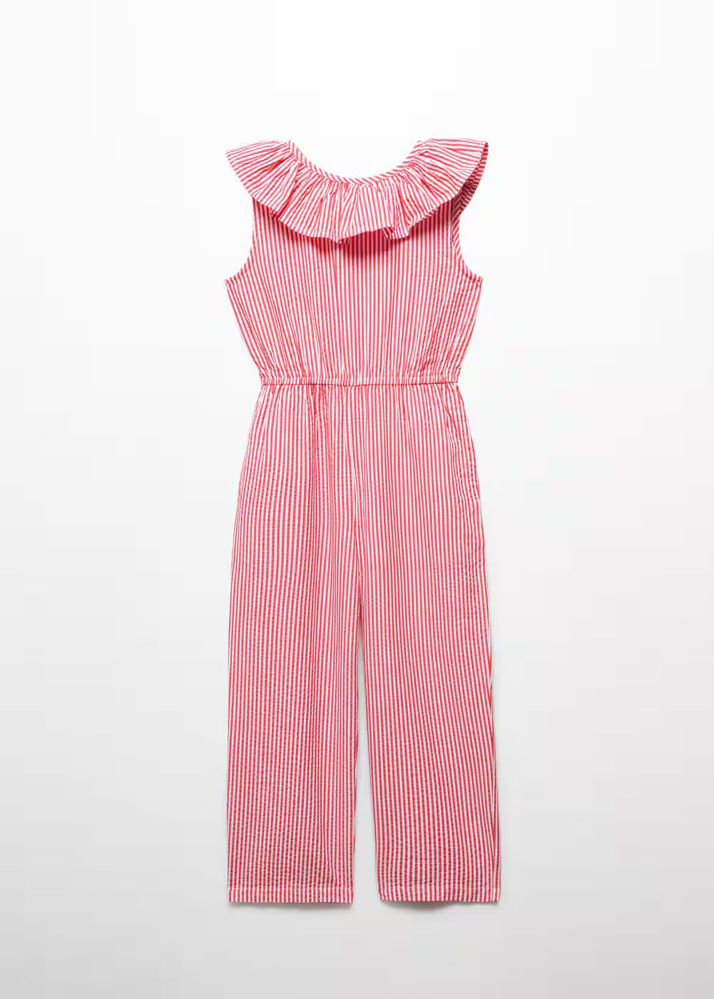 Striped long jumpsuit | MANGO (US)