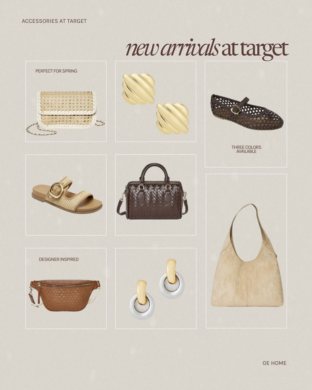 new arrivals at target
target shoes
target accessories
spring accessories
 

 #LTKmomlife #LTKOver40 #LTKWorkwear