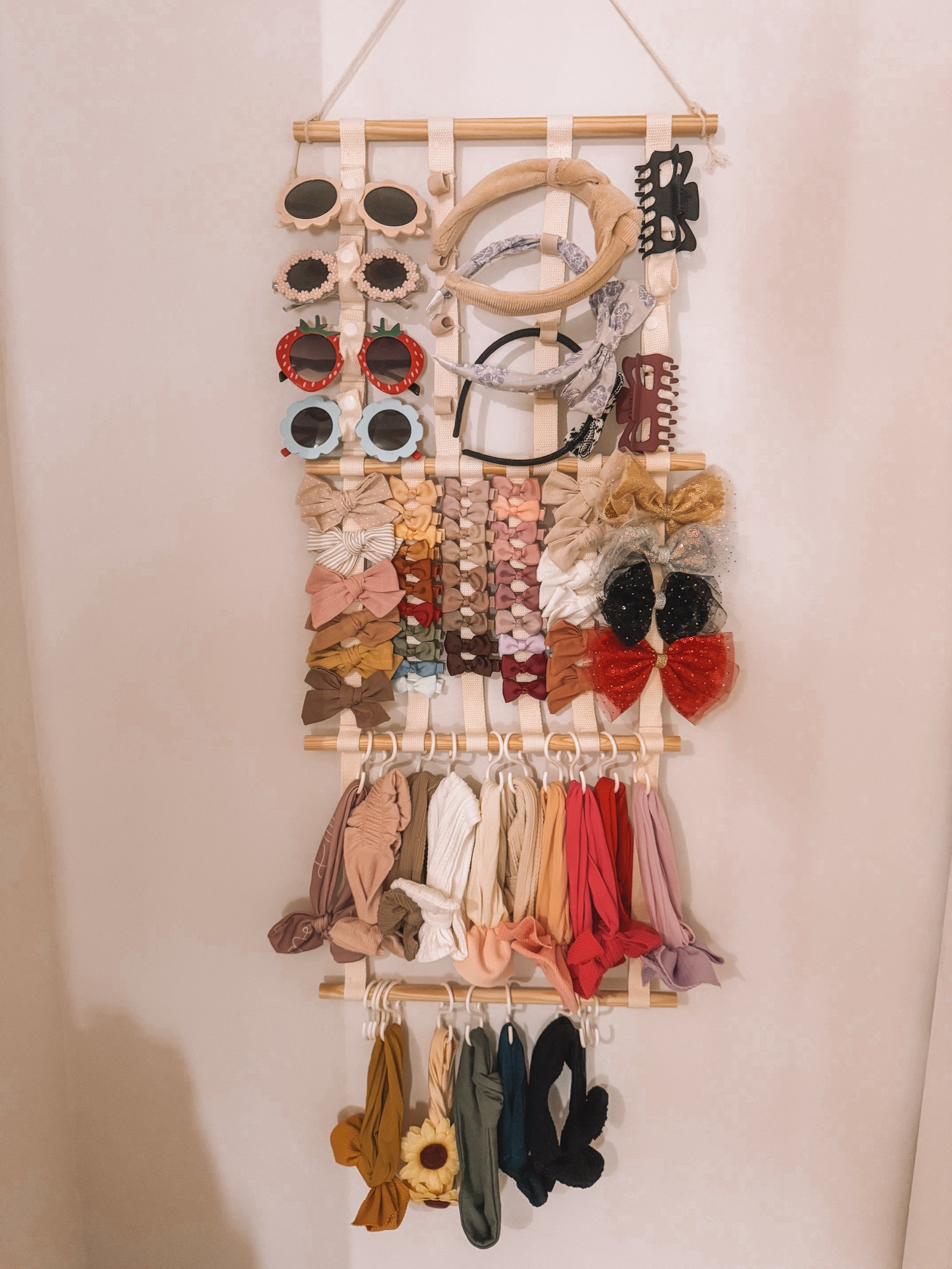 Girl hair & accessories wall holder 🎀

#LTKFamily #LTKKids #LTKHome