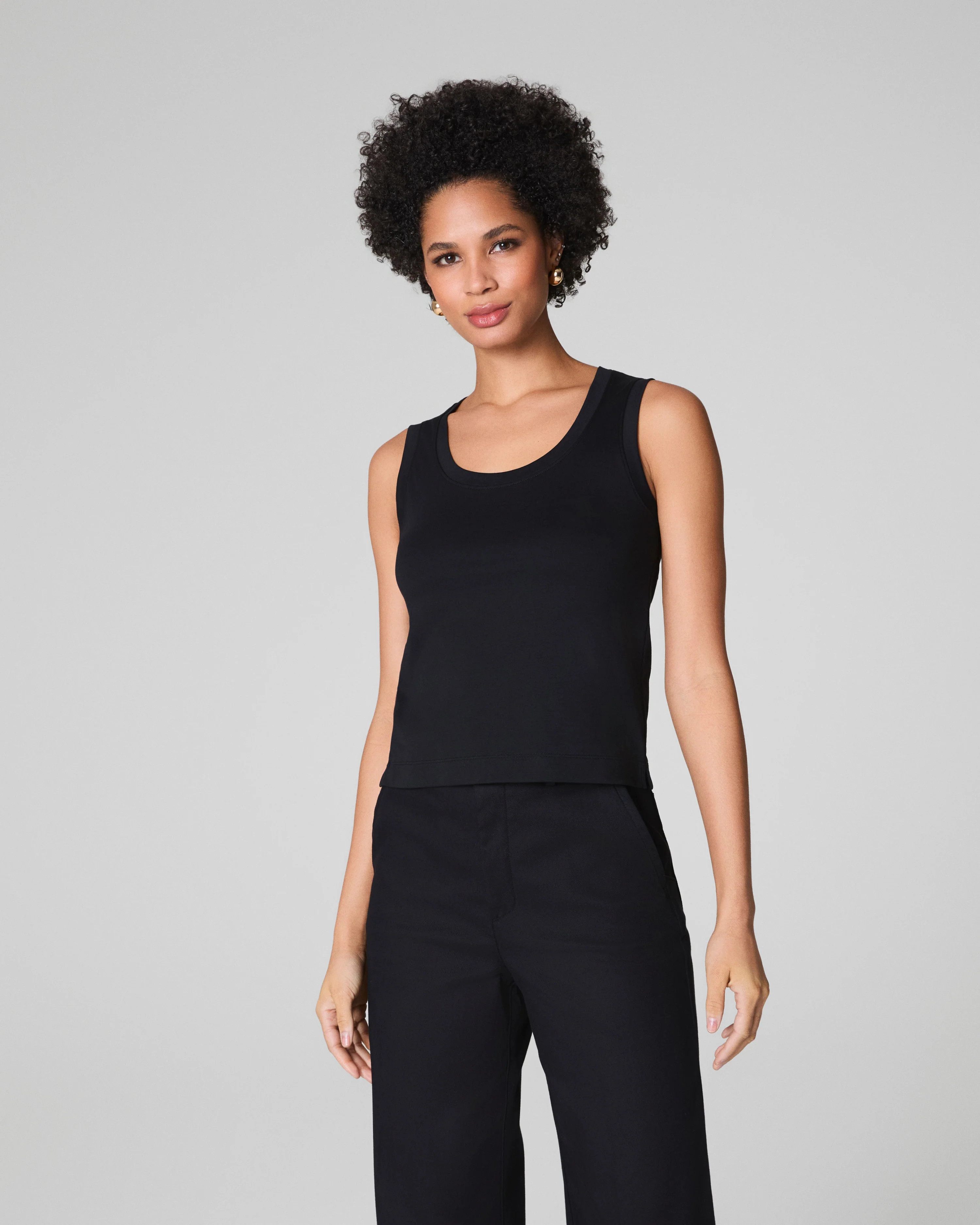 Cotton Crewneck Tank | Spanx