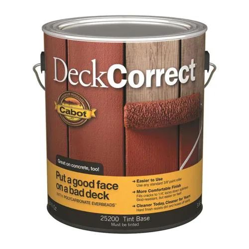 Cabot DeckCorrect Tintable Tintable Resurfacer (Actual Net Contents: 124-fl oz) | Lowe's