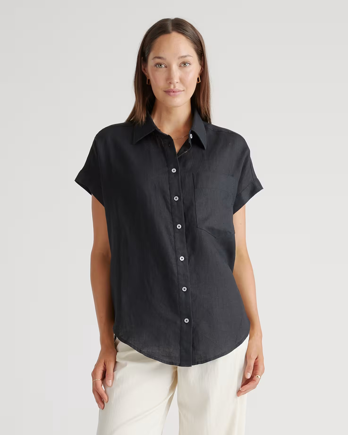 100% European Linen Camp Shirt | Quince