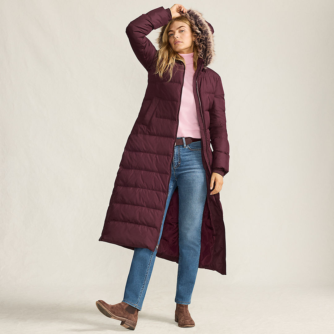 Women's Max 600 Down Long Maxi Coat | Lands' End (US)