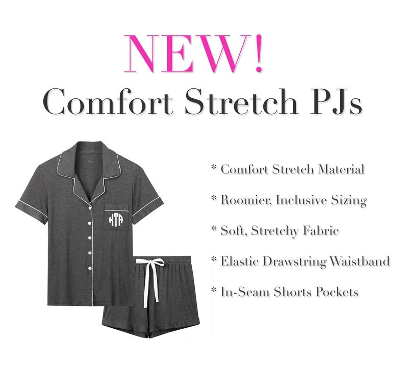 NEW Soft Comfortable Stretchy Bamboo Bridesmaid Pajamas Bridesmaid Gifts for Bridal Party Monogra... | Etsy (US)