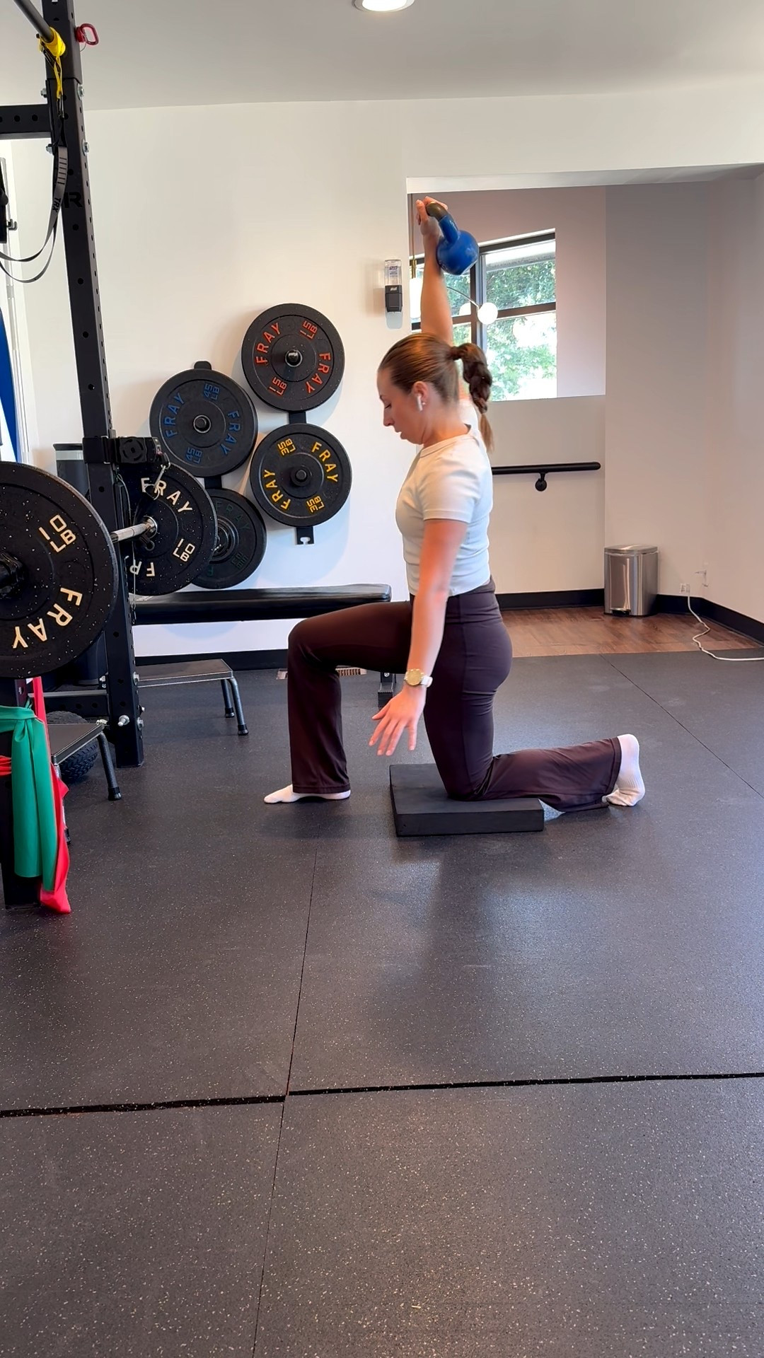 An exercise demo for a mom patient with upper back pain from breastfeeding.

My Garmin watch is a fitness tracker, but looks like a stylish analog watch when not active. 

#LTKWorkwear #LTKfitnessgoals #LTKActive