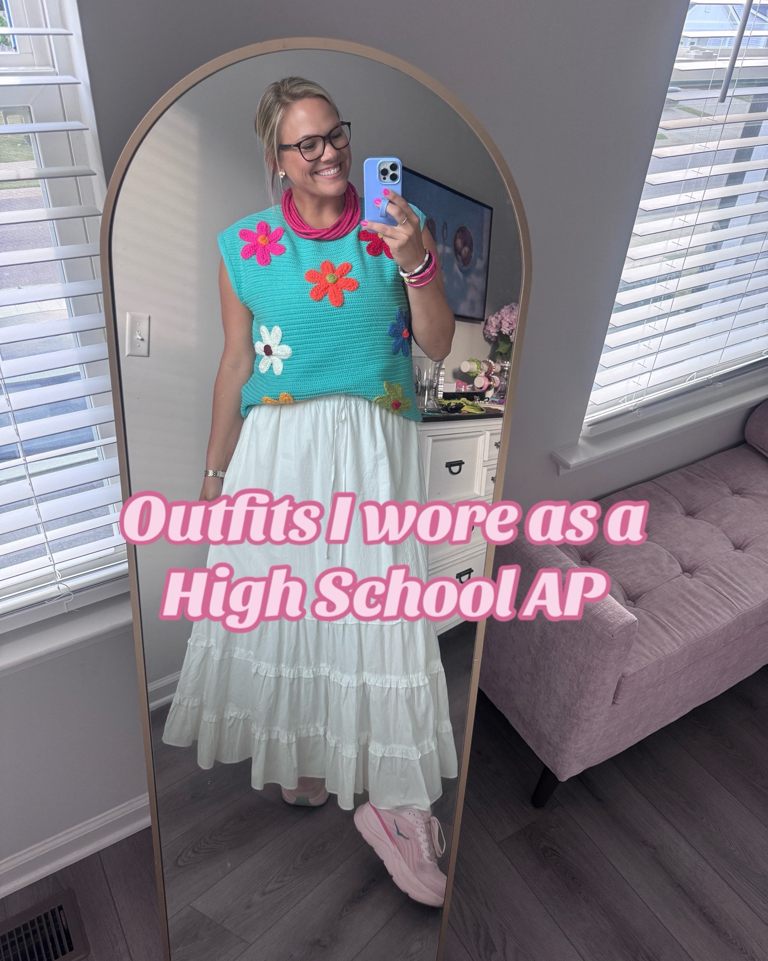 Outfits I wore while professionally redirecting teenagers and pretending I’ve had enough water today 💅📚✨

A mix of bright colors, comfy sneakers, boutique finds, old favorites, and pieces I’ll wear until they physically fall apart 😂 Linked what I could + some very similar options because several of these were boutique grabs or older finds! 💖

Which day are we claiming?? 👀

🌸 Colorful teacher fits
🩷 Pink sneakers forever
✨ Boutique style finds
📚 High school AP outfits
👟 Comfy workwear
💐 Floral dresses
🛍️ LTK outfits
☀️ Spring style
💕 Casual chic
🎀 Teacher fashion
🌈 Colorful outfits
👗 Maxi dresses
🧃 Fun mom outfits
💻 Workwear inspo
🛒 Amazon fashion finds

#LTKTall #LTKMidsize #LTKootd