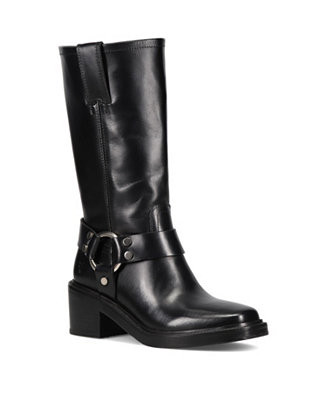 Frye Women's Kate Harness Block Heel Leather Boots - Macy's | Macy's