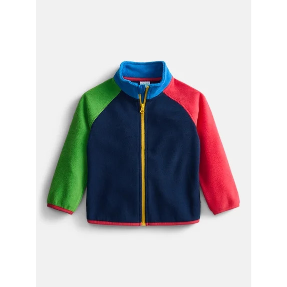 Wonder Nation Toddler Microfleece Jacket, Sizes 12M-5T | Walmart (US)