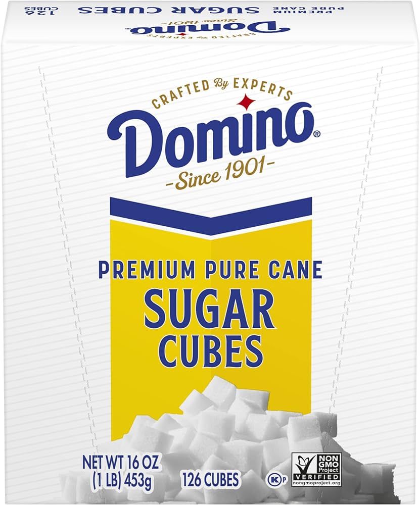 Domino Premium Pure Cane Sugar Cubes Dots, 1 Pound Box | Amazon (US)