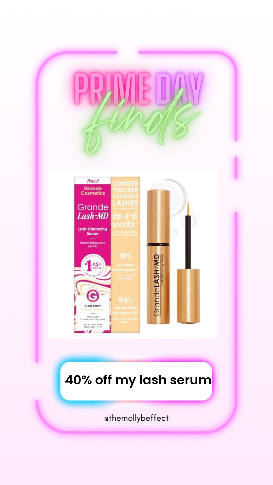 40% off my fav lash serum this is the only brand that works for me!!  Love it so much!

#LTKselfcare #LTKmomlife #LTKSaleAlert